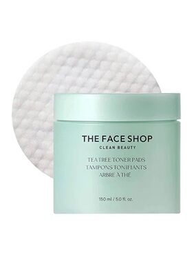 New The Face Shop Korean Beauty Tea Tree Toner Pads